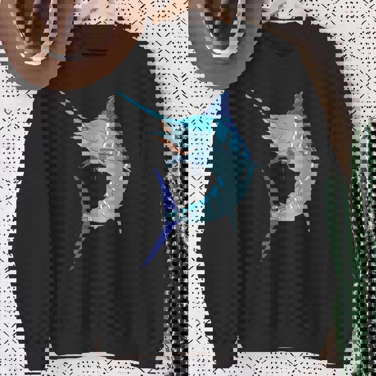 太刀魚 スポーツ フィッシング カジキ カジキ ビルフィッシュ ホビー スウェットシャツ 年配の女性への贈り物