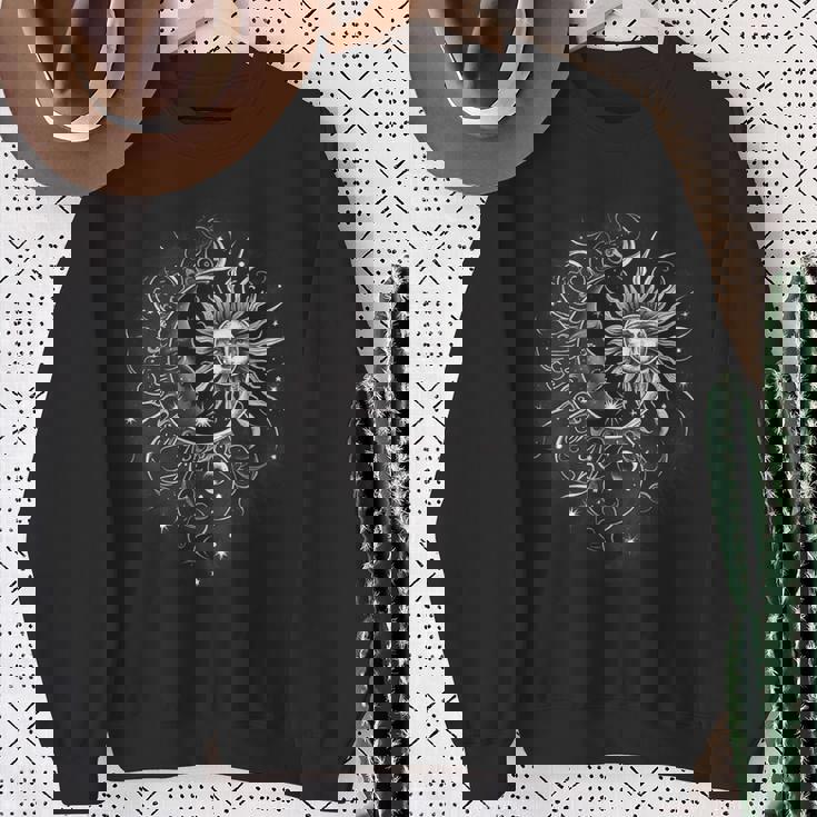 太陽と月 グラフィックtシャツ メンズ レディース ボーイズ ガールズ スウェットシャツ 年配の女性への贈り物