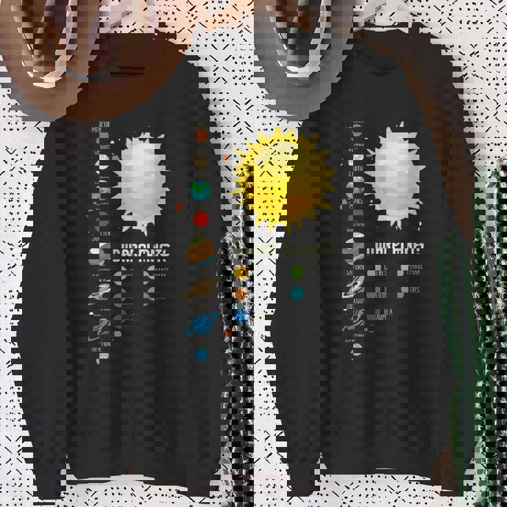 太陽系 I 宇宙 I 矮小惑星 I 惑星 スウェットシャツ 年配の女性への贈り物