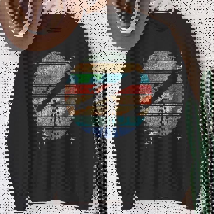 太陽系惑星 望遠鏡 天文学 科学ファン スウェットシャツ 年配の女性への贈り物