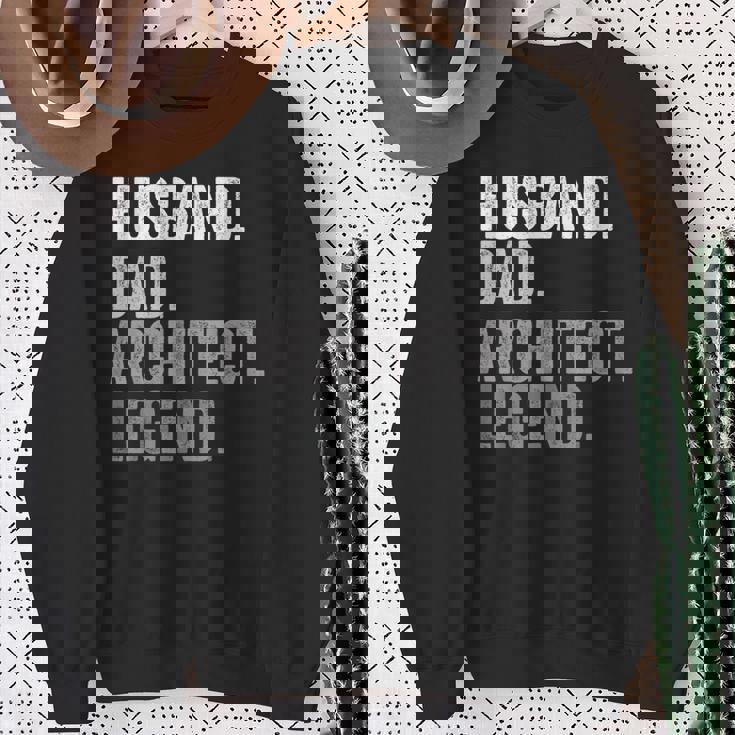 夫 お父さん 建築家 面白い 建築 ヴィンテージ スウェットシャツ 年配の女性への贈り物