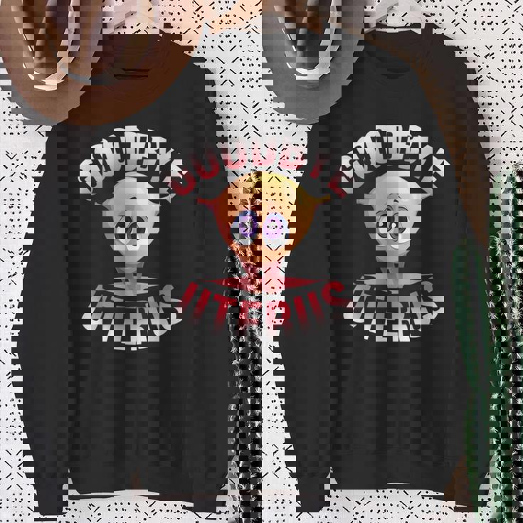 子宮摘出術 子宮摘出花 スウェットシャツ 年配の女性への贈り物