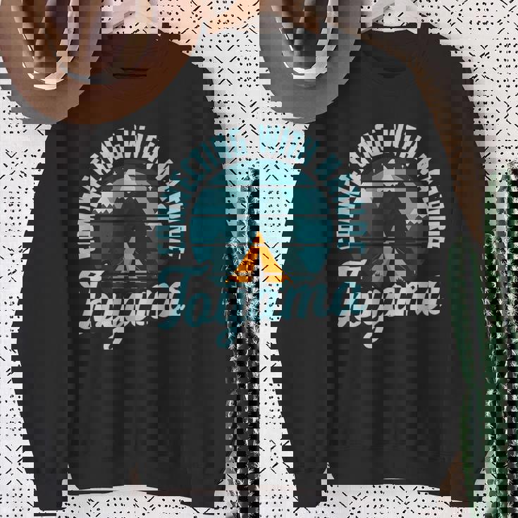 富山市日本自然とつながる 富山 お土産 扇子 スウェットシャツ 年配の女性への贈り物