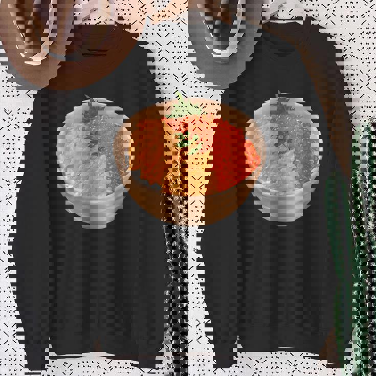 寿司ユニ いくらどんぶり 丼 和食 スウェットシャツ 年配の女性への贈り物