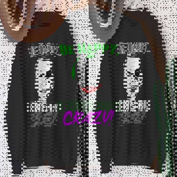 幸せになろう！ スウェットシャツ 年配の女性への贈り物