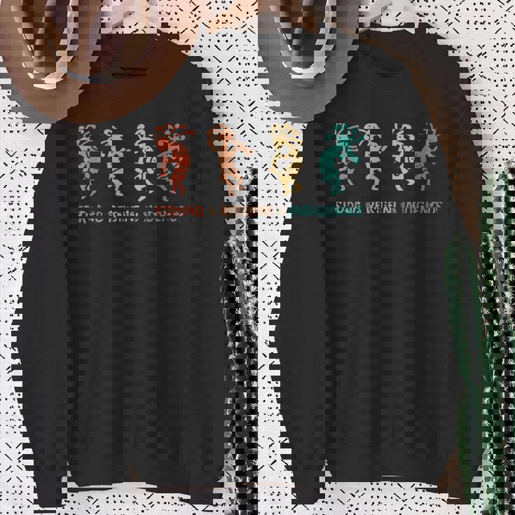 強靭で弾力性のある先住民のココペリ スウェットシャツ 年配の女性への贈り物