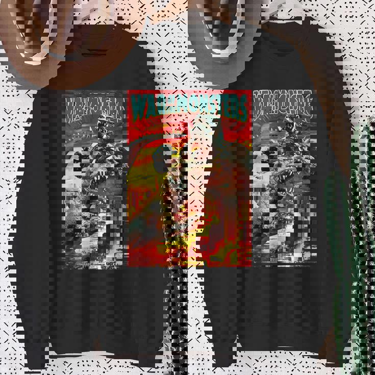 怪獣戦争 怪獣ホラー スウェットシャツ 年配の女性への贈り物