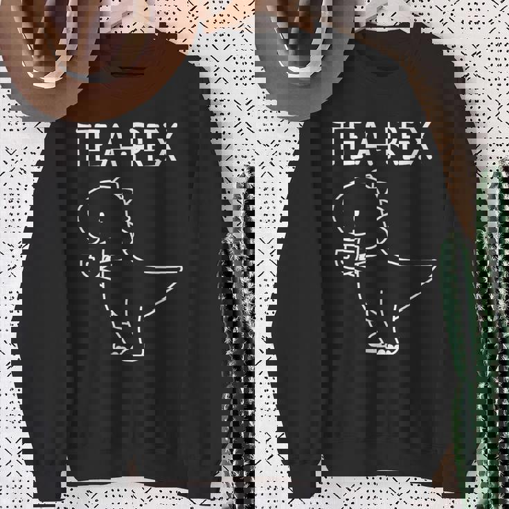 恐竜 駄洒落 ティーレックス おもしろい ジョーク 皮肉 スウェットシャツ 年配の女性への贈り物