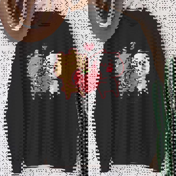 愛しすぎて大好きすぎる。いちご２ スウェットシャツ 年配の女性への贈り物