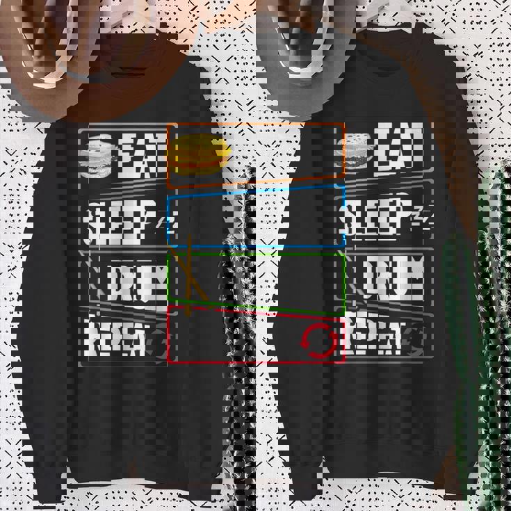 打楽器 ドラム 音楽 ドラマー ミュージシャン プレイヤー スウェットシャツ 年配の女性への贈り物