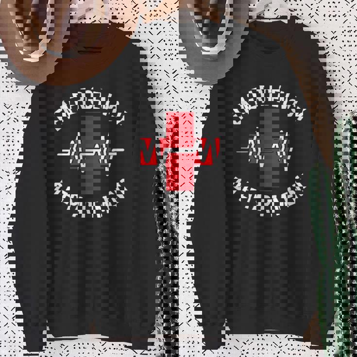 救急科 救急室 医療 スウェットシャツ 年配の女性への贈り物