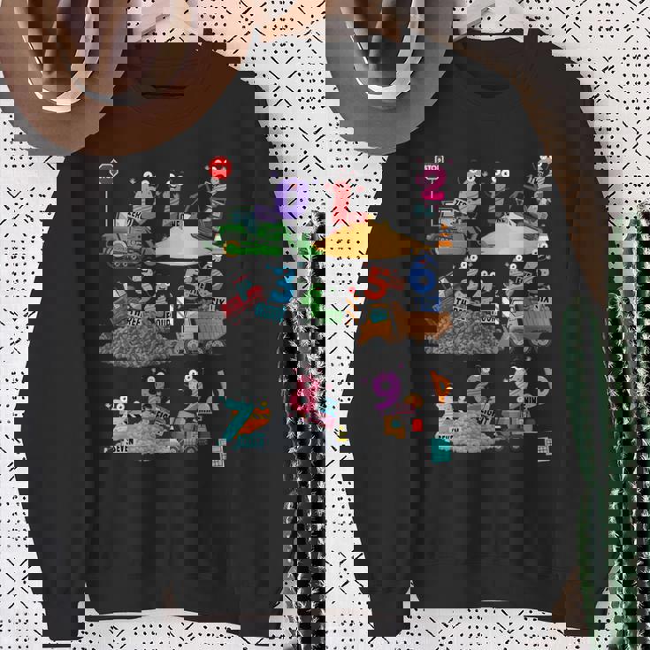 数学の日のコスチューム アイデアに数字付き キッズ 数学 数字 スウェットシャツ 年配の女性への贈り物