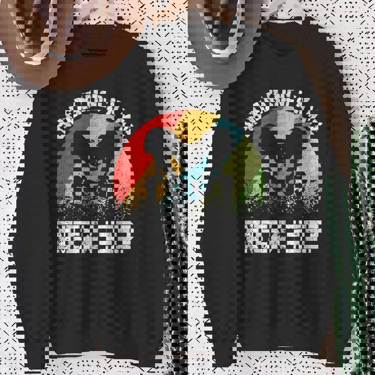 新しい股関節の慣らし 股関節置換手術 スウェットシャツ 年配の女性への贈り物