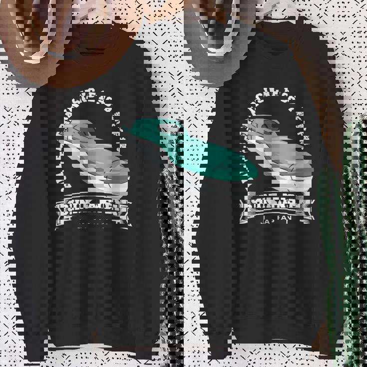 新幹線 新幹線 お土産 はやぶさ E5 漢字 スウェットシャツ 年配の女性への贈り物