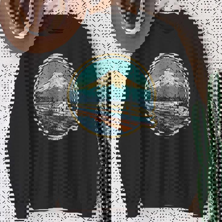 新幹線 富士山 日本土産 新幹線 スウェットシャツ 年配の女性への贈り物