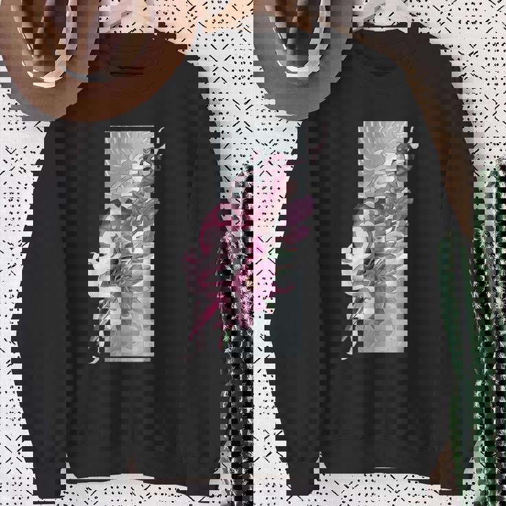 日本の手裏剣 アニメ スウェットシャツ 年配の女性への贈り物