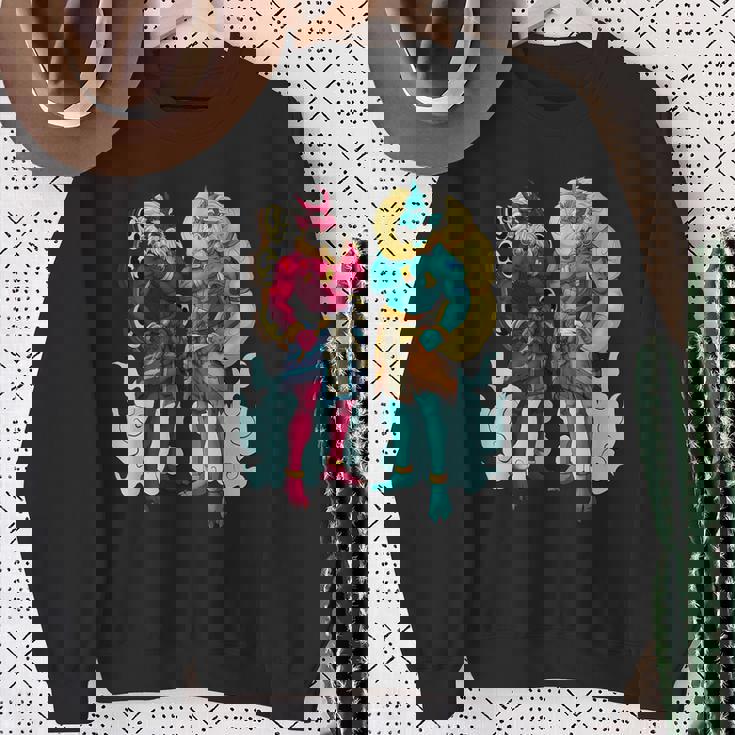 日本の神々 風神と雷神 スウェットシャツ 年配の女性への贈り物