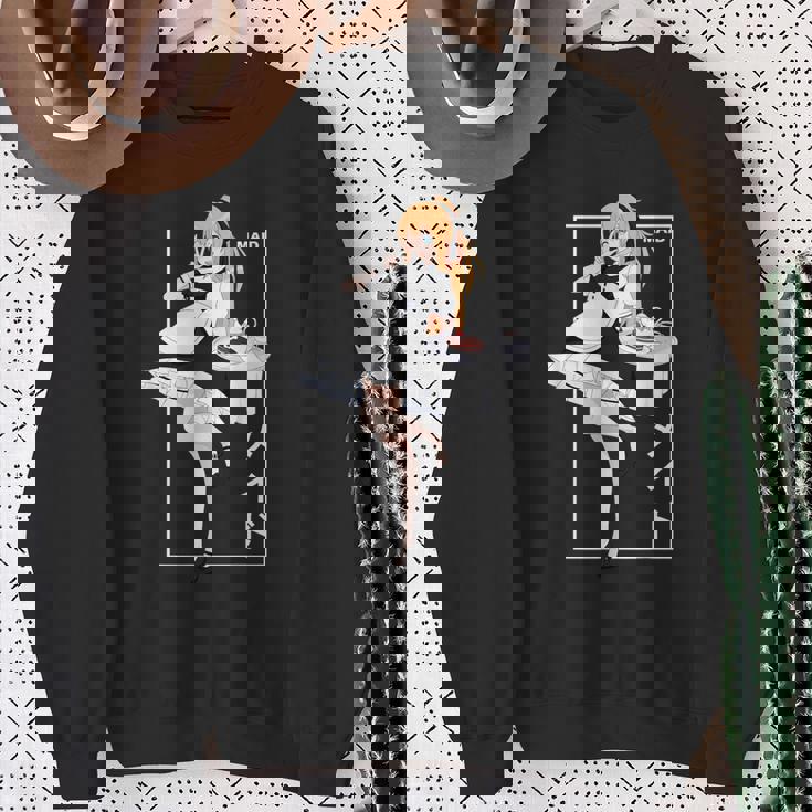 日本アニメメイド漢字オタク スウェットシャツ 年配の女性への贈り物