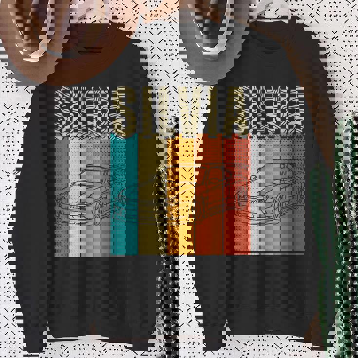 日本シルビア15 チューニング スポーツカー レジェンド 90年代 ヴィンテージ スウェットシャツ 年配の女性への贈り物