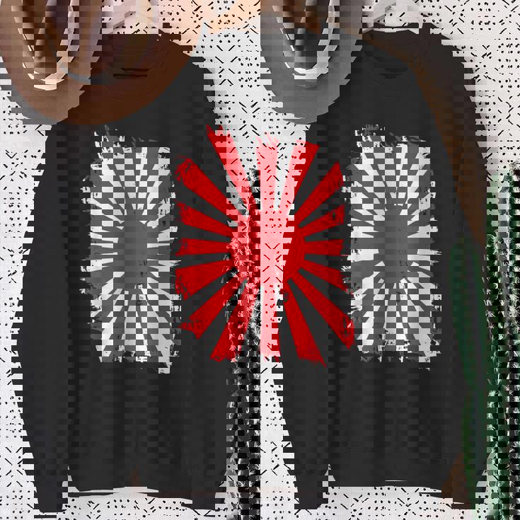 日本戦争旗 日本中道 日本国旗 スウェットシャツ 年配の女性への贈り物