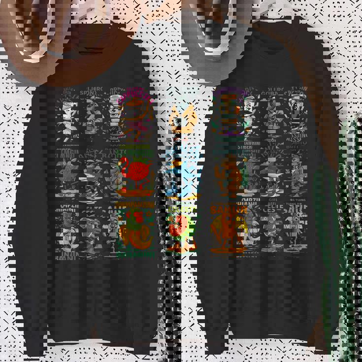 最も愛されているイタリアンブレインロットキャラクターキッズミームボーイトレンディ。 スウェットシャツ 年配の女性への贈り物