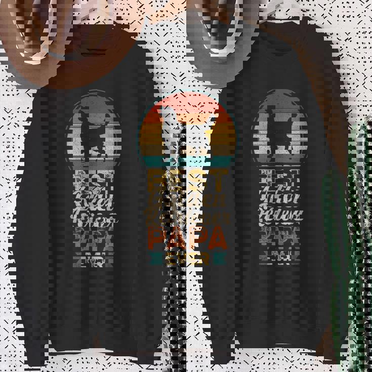 最高のゴールデンレトリバー・パパ、父の日 スウェットシャツ 年配の女性への贈り物