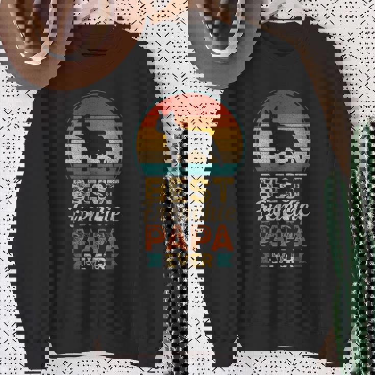 最高のフレンチ・パパ フレンチ・ブルドッグ スウェットシャツ 年配の女性への贈り物