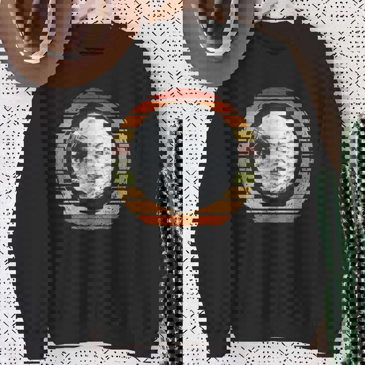 月世界旅行、古典映画、ル・ヴォヤージュ・ダン・ラルーン、月 スウェットシャツ 年配の女性への贈り物