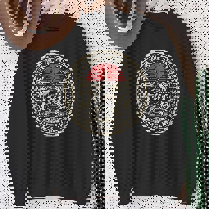 東京シティスカイライン 日本の漢字キャラクター 日本土産 スウェットシャツ 年配の女性への贈り物