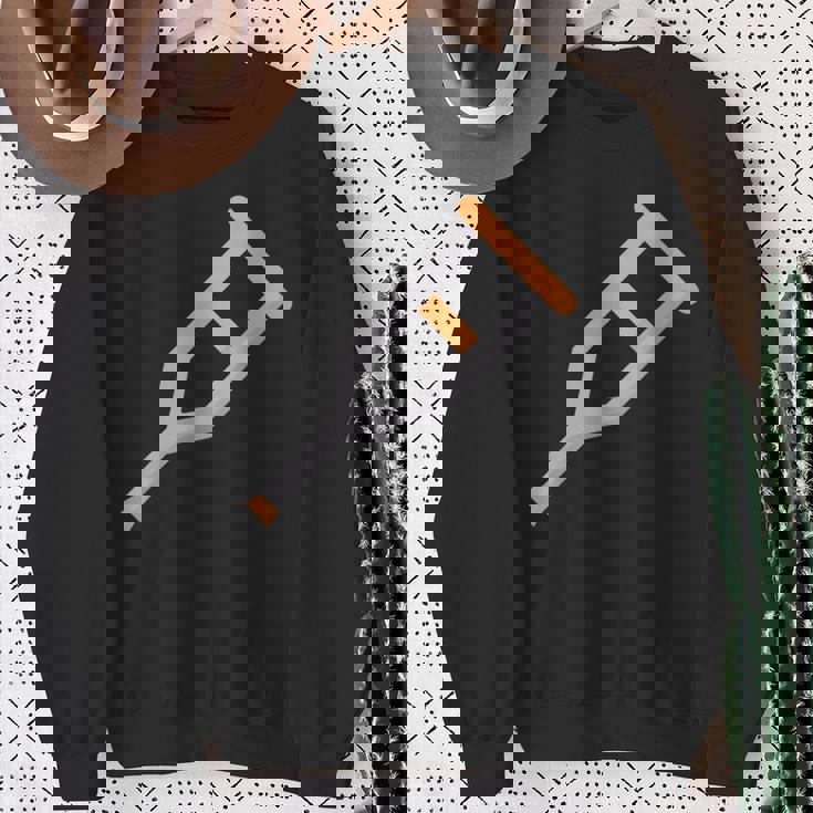 松葉杖 スウェットシャツ 年配の女性への贈り物