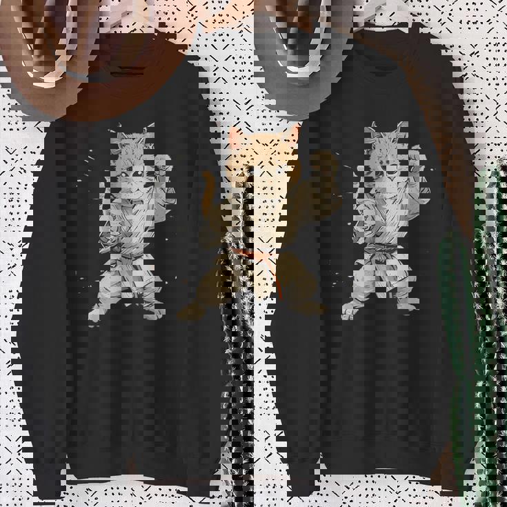 柔道猫 スウェットシャツ 年配の女性への贈り物