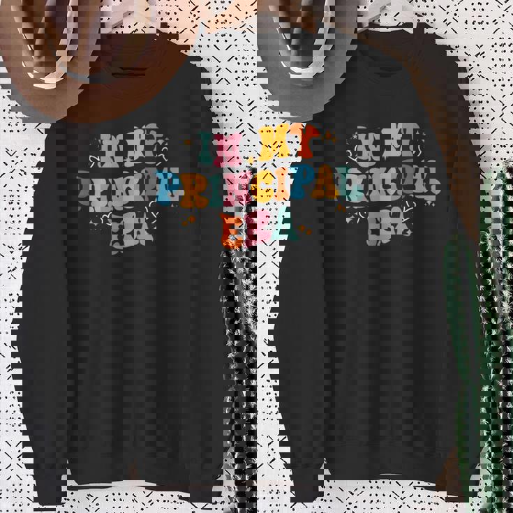 校長 新学期 面白い In My Principal Era スウェットシャツ 年配の女性への贈り物