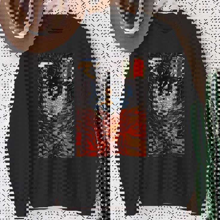 歌川国芳作 木曽街道六十九駅 スウェットシャツ 年配の女性への贈り物