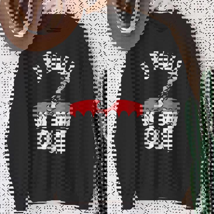 歯科用鉗子を抜く歯医者用器具歯 スウェットシャツ 年配の女性への贈り物