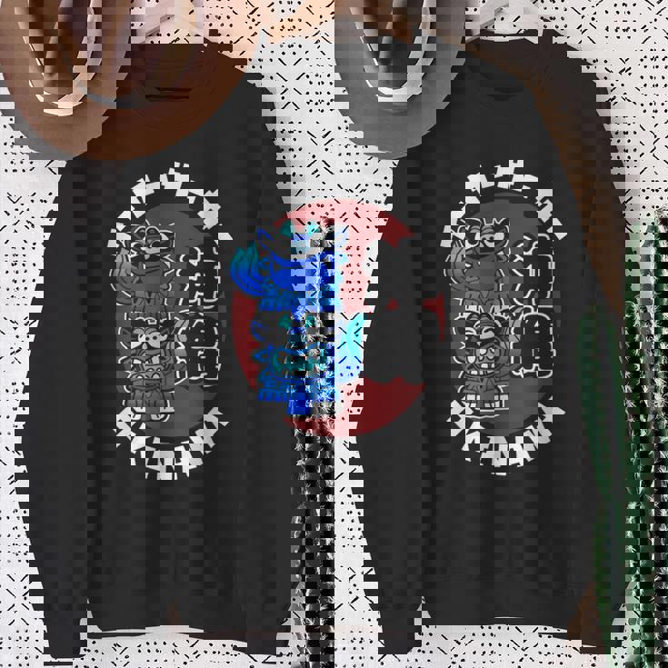 沖縄 ジャパン シーサー 守護ライオンズ 沖縄 日本語 漢字 スウェットシャツ 年配の女性への贈り物