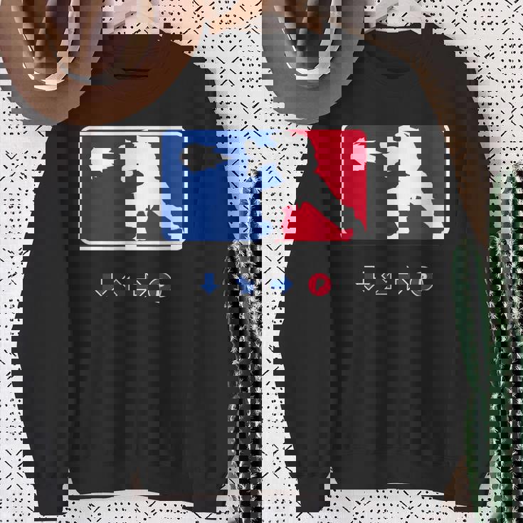 波動拳格闘スポーツリーグ-面白いアーケードゲーマー スウェットシャツ 年配の女性への贈り物