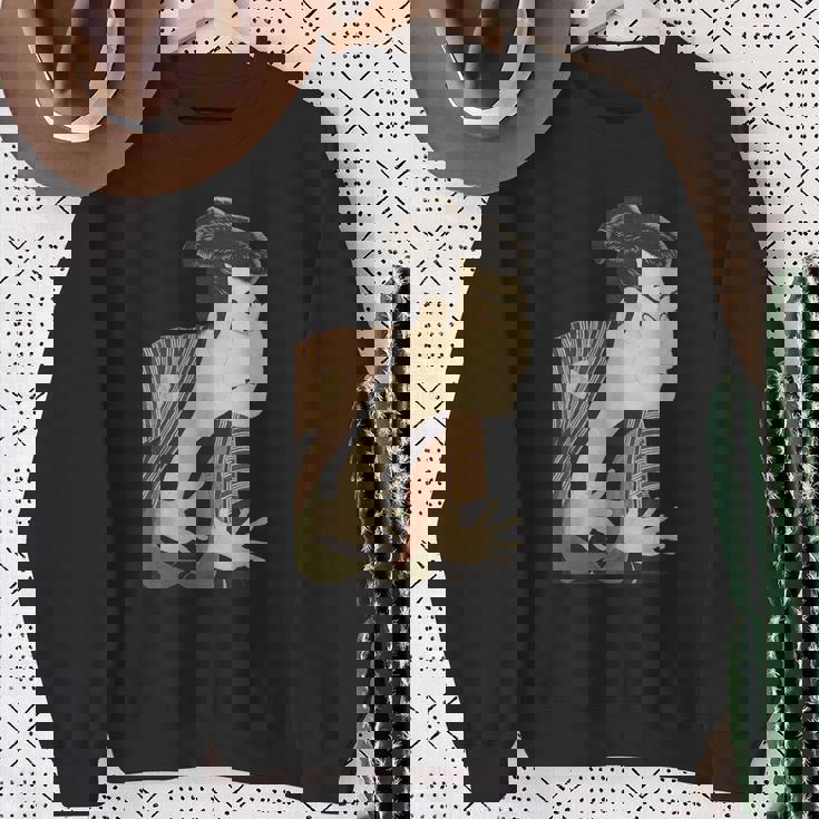 浮世絵 写楽 日本人俳優 大谷鬼治 レトロプリントシャツ スウェットシャツ 年配の女性への贈り物