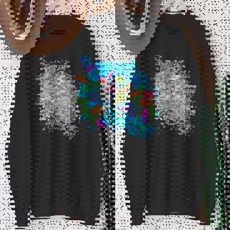 海シリーズ 鮮やかな海亀 スウェットシャツ 年配の女性への贈り物