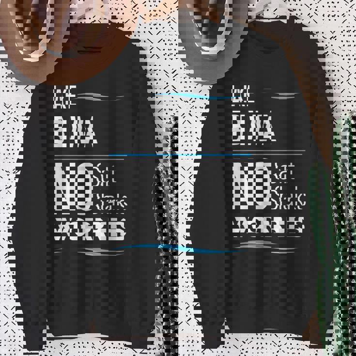 湖 ビワ ファニー スウェットシャツ 年配の女性への贈り物