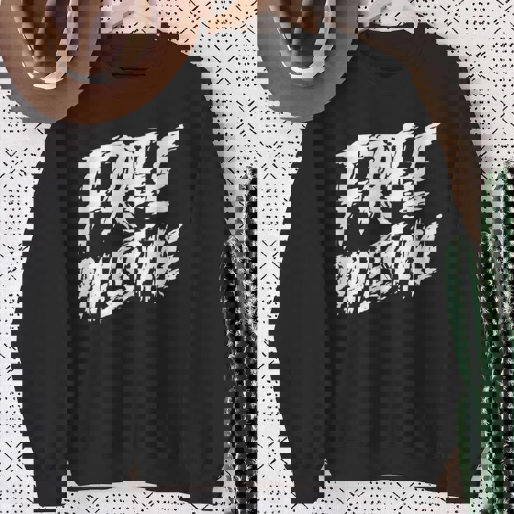 無料のパレスチナ抗議支援 ガザとエルサレムへのギフト スウェットシャツ 年配の女性への贈り物