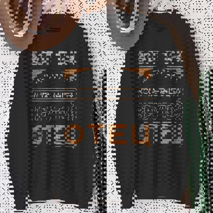 父の日、ヴィンテージ感のあるロシア語のパパの言葉 スウェットシャツ 年配の女性への贈り物