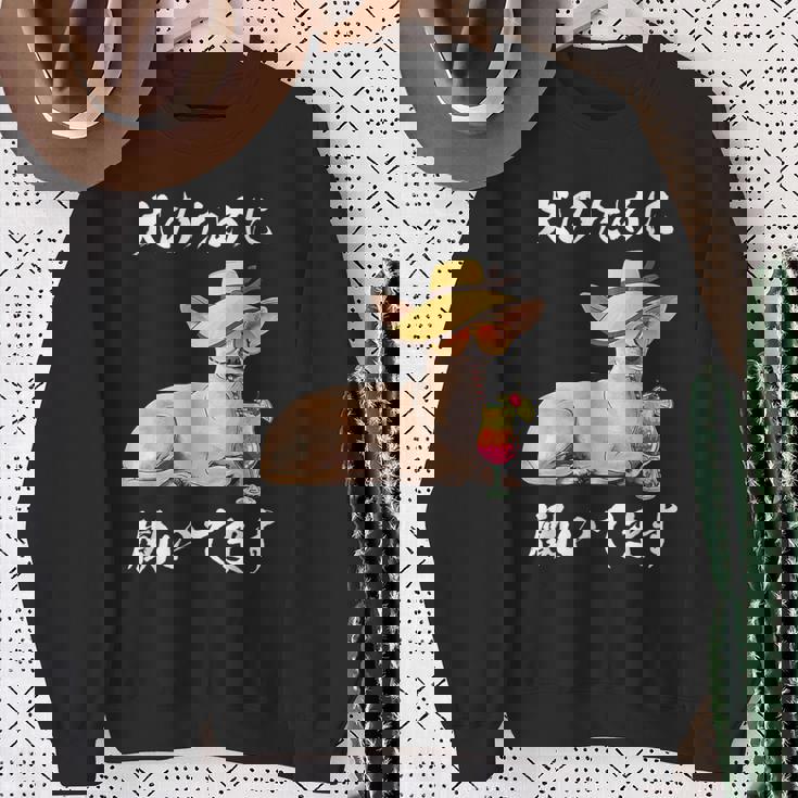 犬のために働いてます チワワデザイン イヌ わんこ 犬好き グッズ おもしろ 面白い 服 ネタ わんこ スウェットシャツ 年配の女性への贈り物