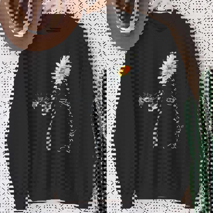 猫 & マーガレット スウェットシャツ 年配の女性への贈り物