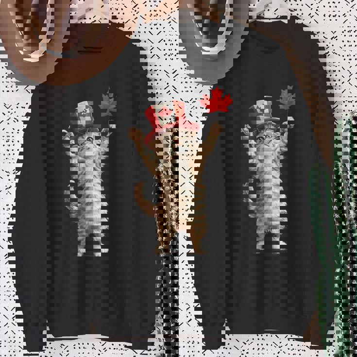 猫カナダ スウェットシャツ 年配の女性への贈り物