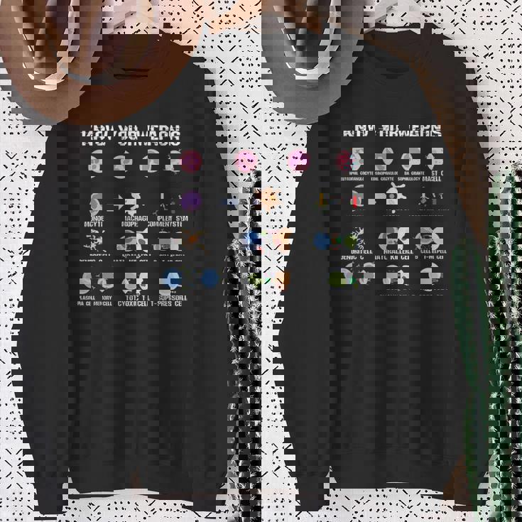 生物微生物学シャツ ウイルス遺伝子酵素ギフトアイデア スウェットシャツ 年配の女性への贈り物