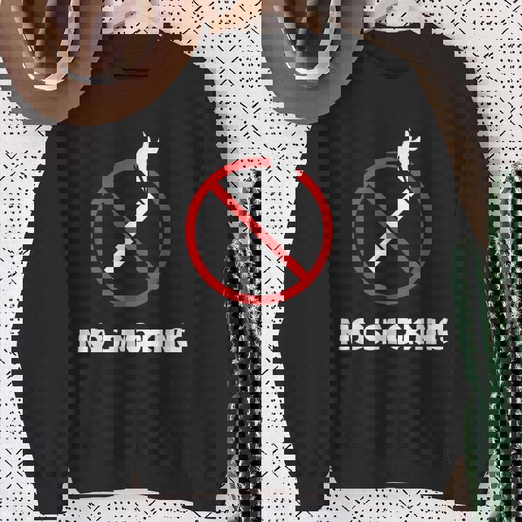 禁煙タバコ禁煙 スウェットシャツ 年配の女性への贈り物