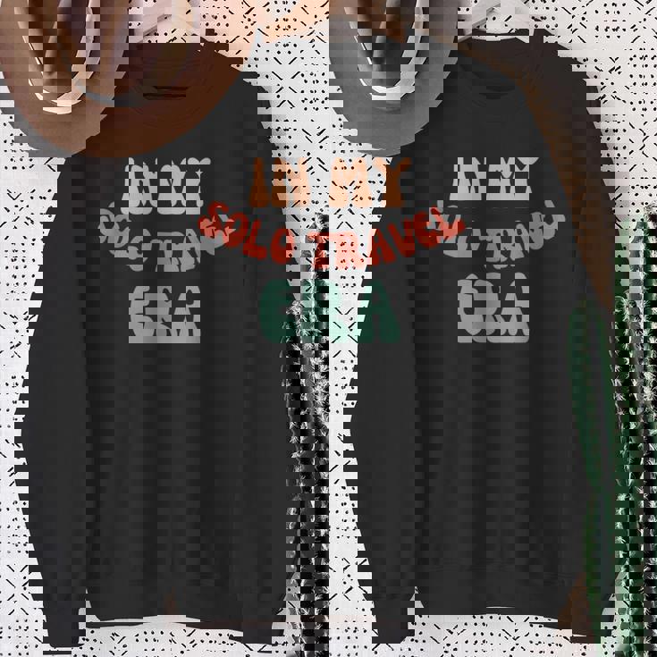 私の一人旅の時代一人旅おもしろい スウェットシャツ 年配の女性への贈り物