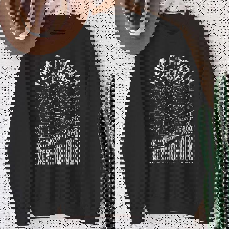 私は数学の先生です先生のための面白い数学 スウェットシャツ 年配の女性への贈り物