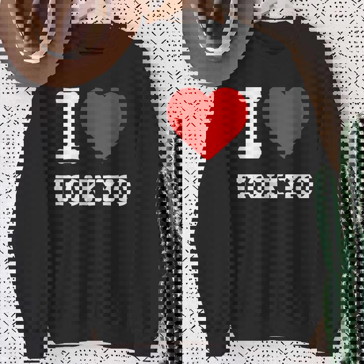 私は東京が大好きです I Love Tokyo スウェットシャツ 年配の女性への贈り物