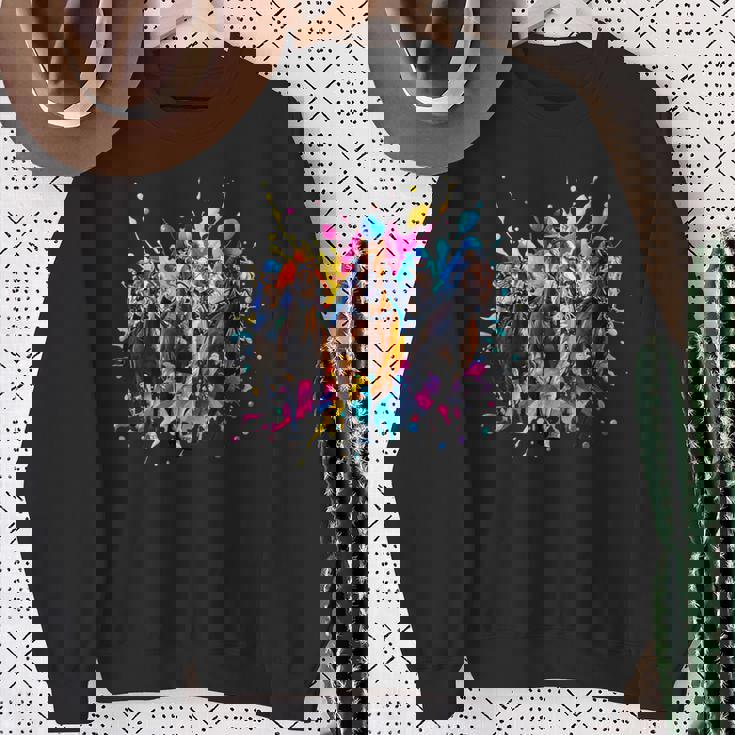 競馬 馬tシャツ 面白いtシャツ カラフル おもしろ ウマ レース 馬 乗馬 競馬 メンズ グッズ ネタ 大人 男性 スウェットシャツ 年配の女性への贈り物